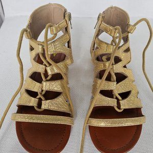 Volatile Girls Gold Sandles